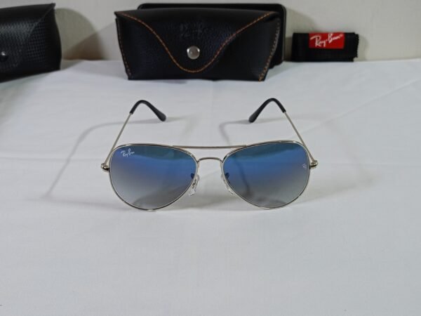 ray ban aviator blue shade sunglasses